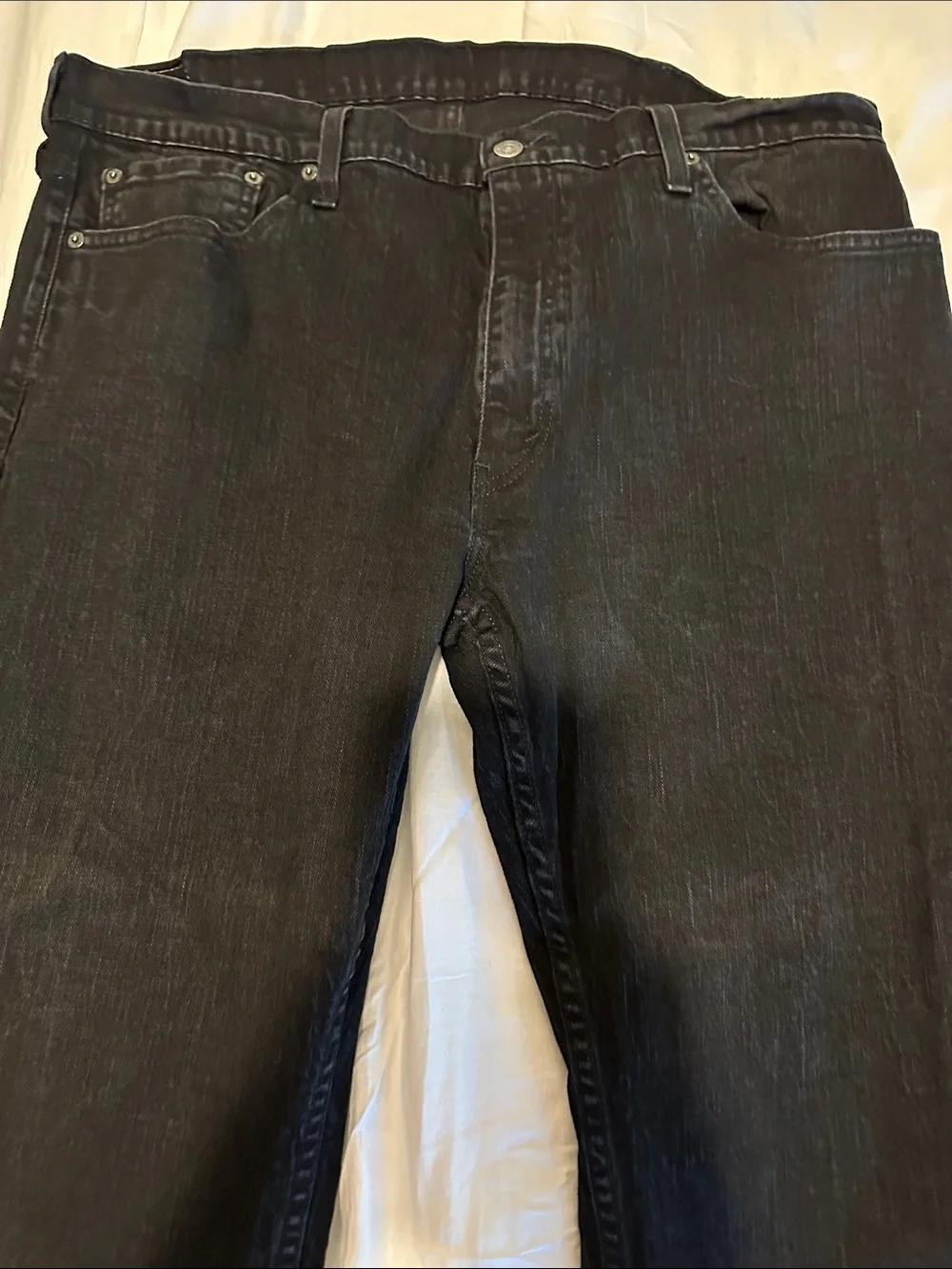Levi's Men's Straight Black Denim Jeans